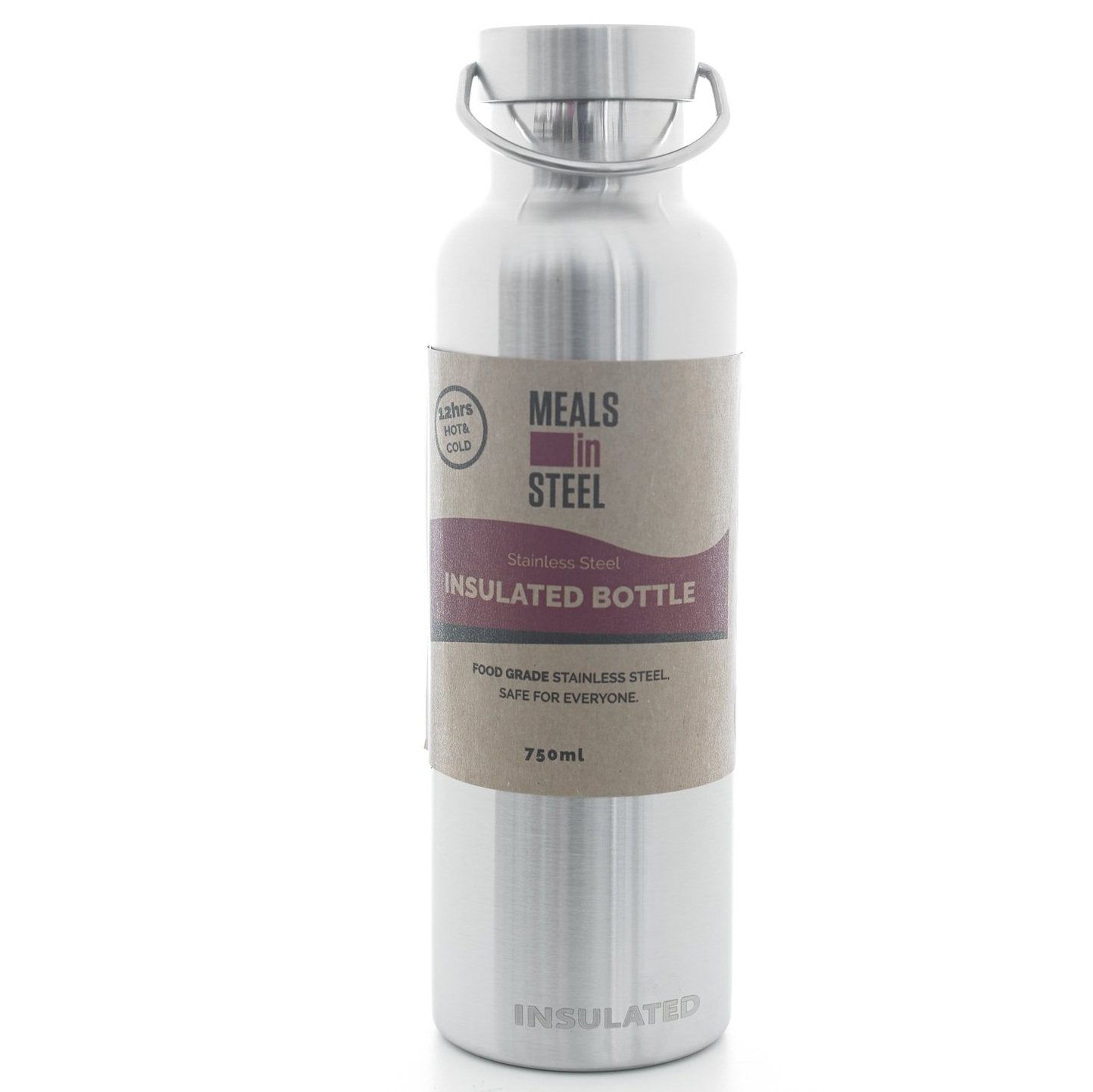 Meals In Steel Insulated Drink Bottle 750ml