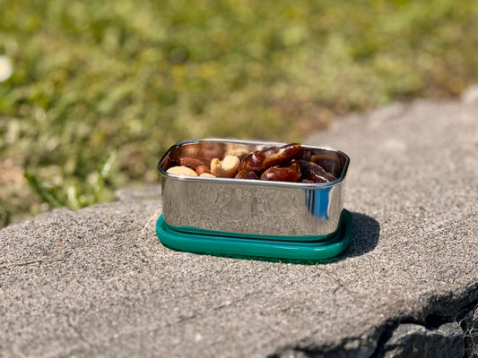 Airtight Rectangular Small Snack Container | Stainless Steel -150ml